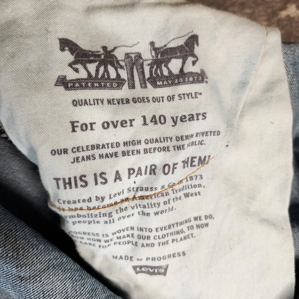 Levi's 505 Jeans Men's 42X30 Blue Straight Regular Fit‎